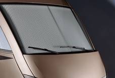 Blackout blinds in the cab